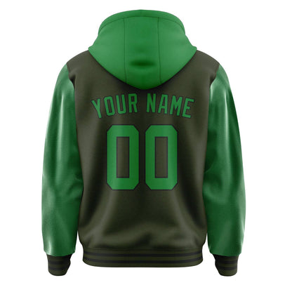Olive & Emerald Green Club Jacket