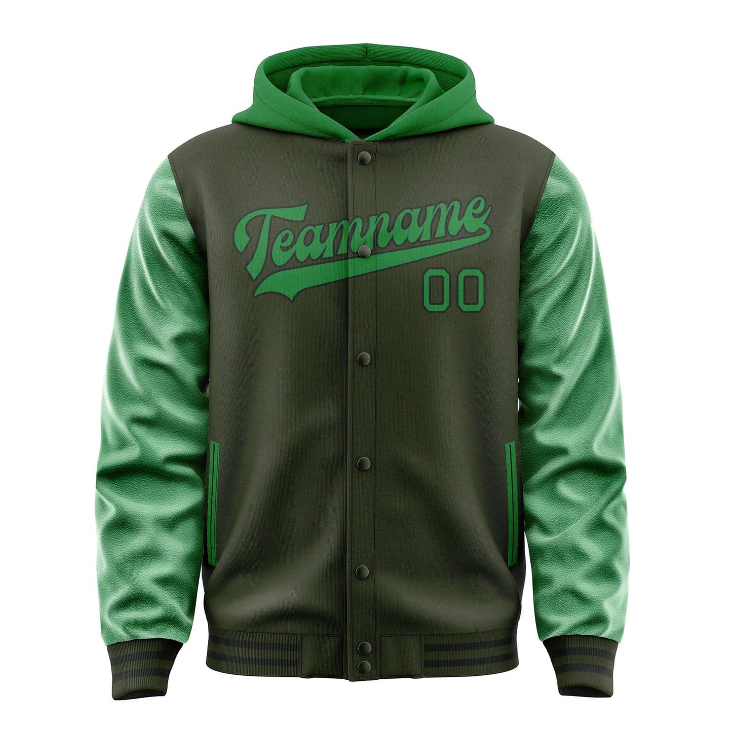 Olive & Emerald Green Club Jacket