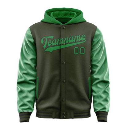 Olive & Emerald Green Club Jacket