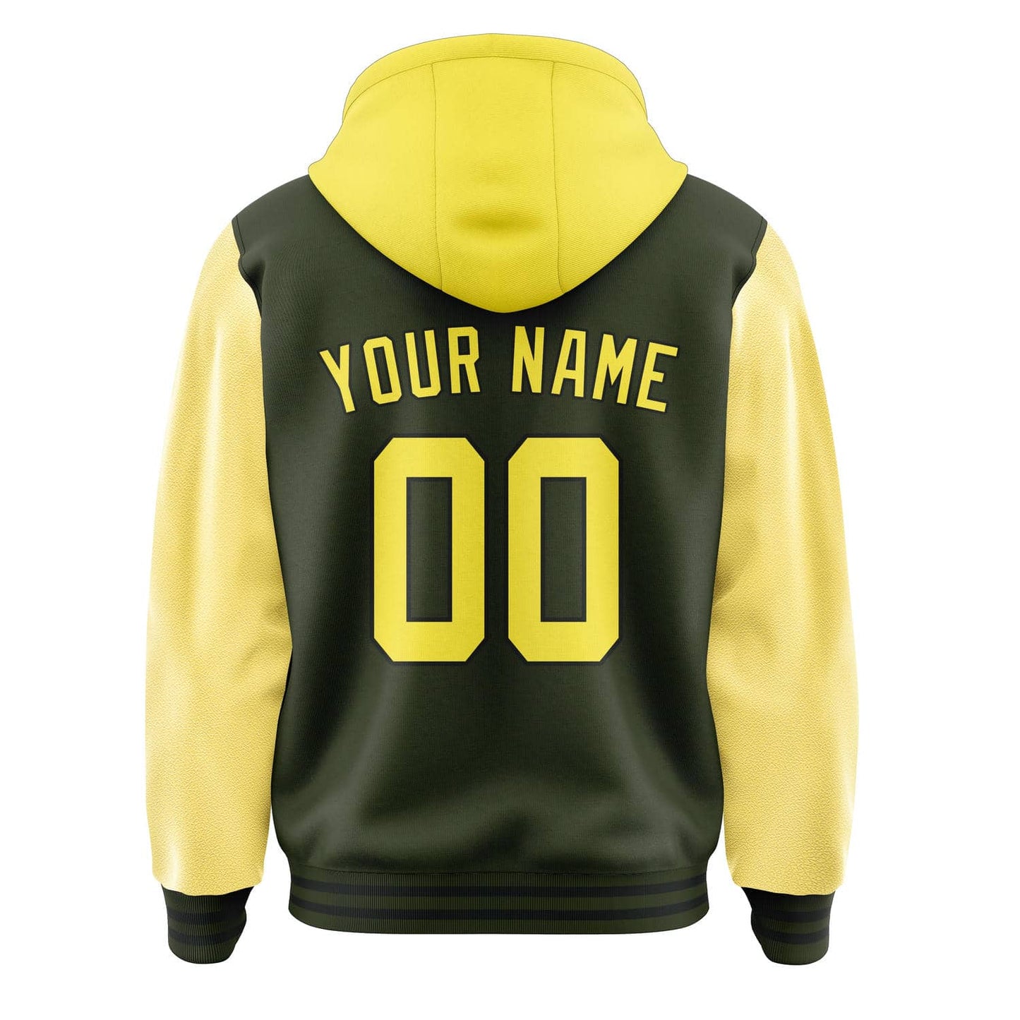 Olive & Light Yellow Crest Jacket