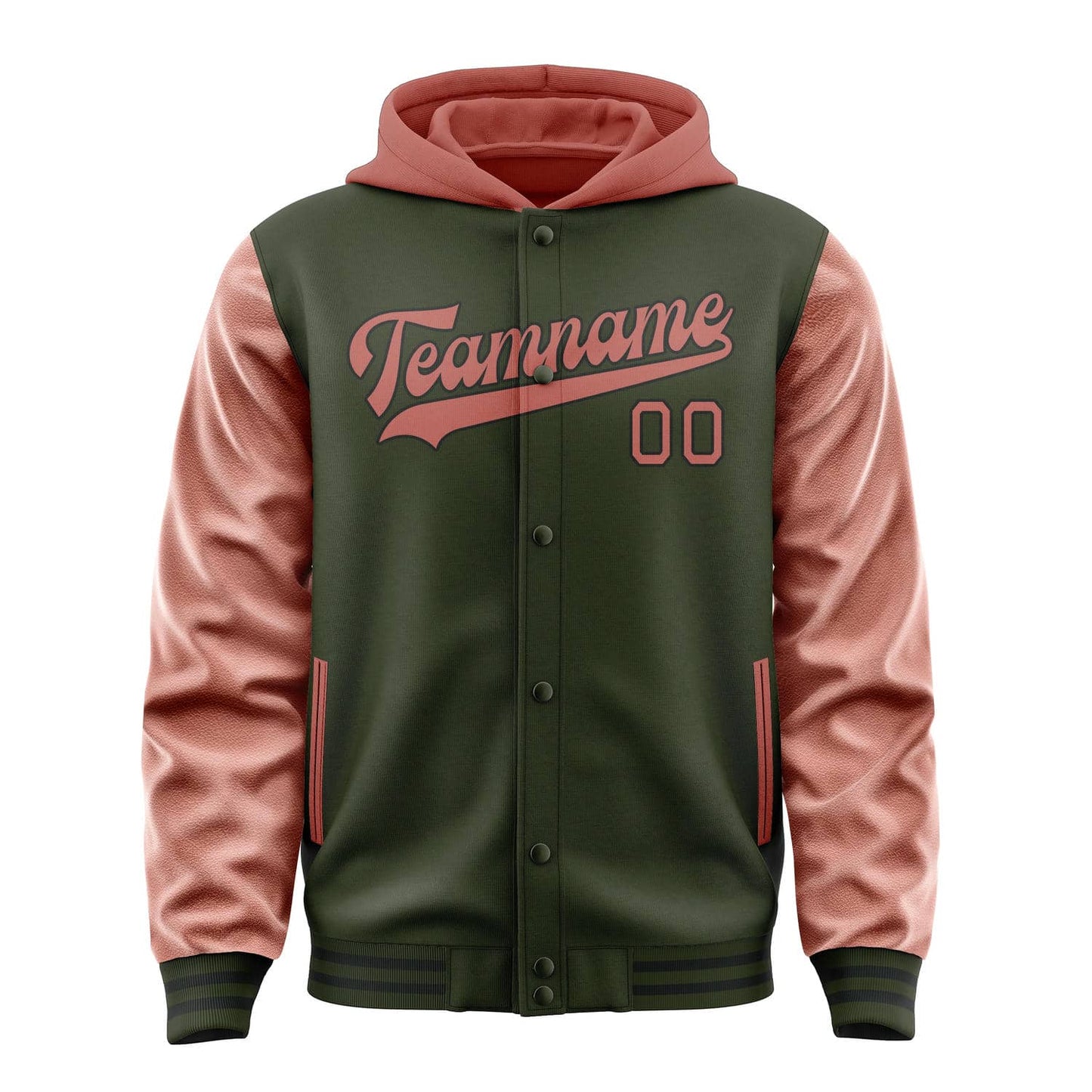 Olive & Copper Rose Rally Jacket