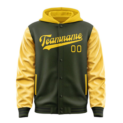 Olive & Gold League Jacket