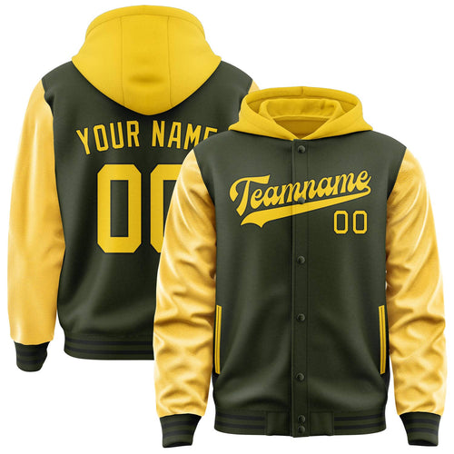 Olive & Gold League Jacket