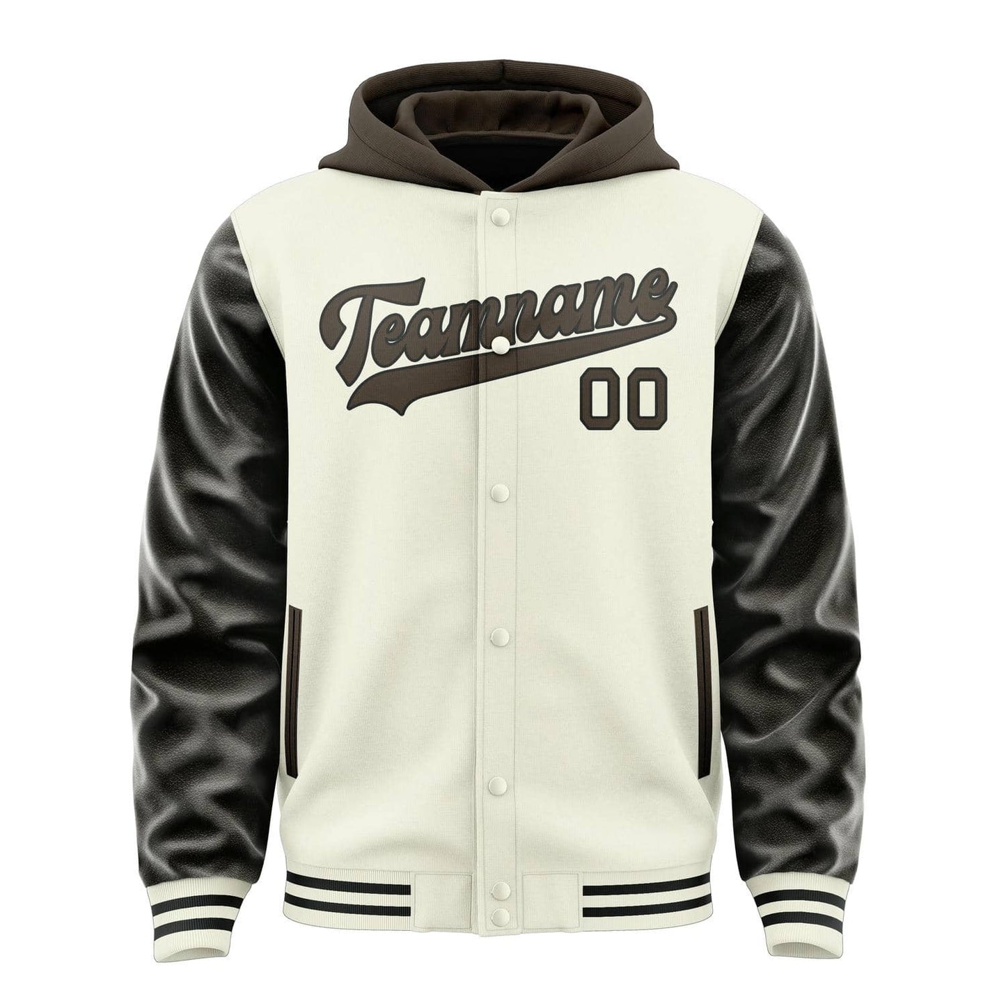 Cream & Brown Bench Jacket