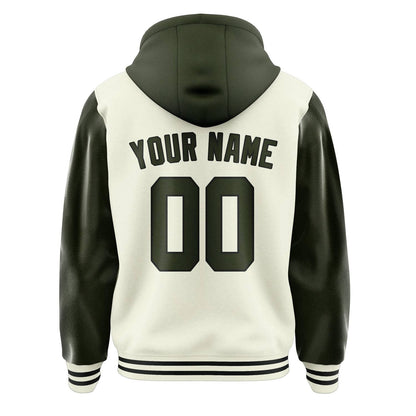 Cream & Olive Avenue Jacket