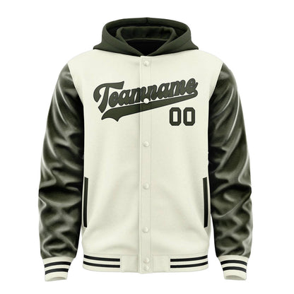 Cream & Olive Avenue Jacket
