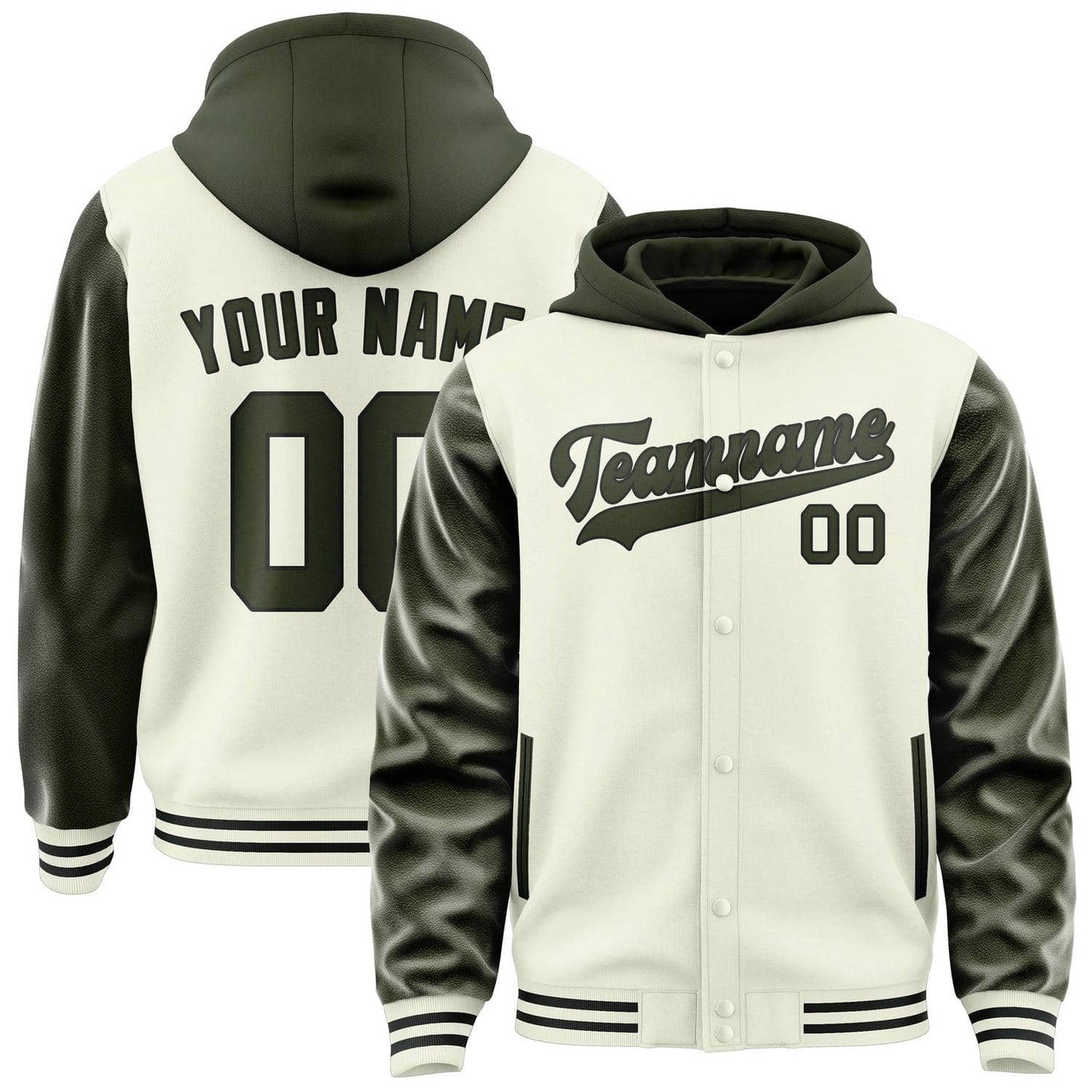 Cream & Olive Avenue Jacket