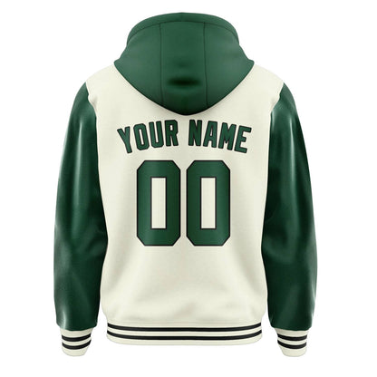 Cream & Green Field Jacket