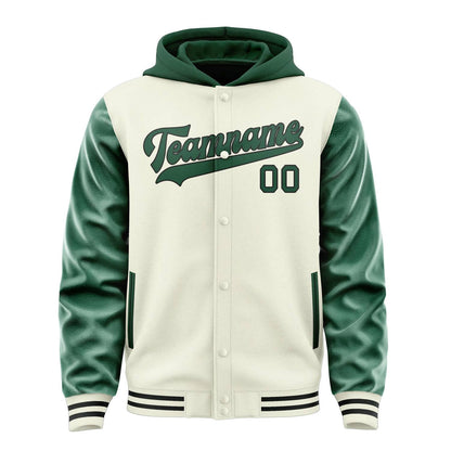 Cream & Green Field Jacket