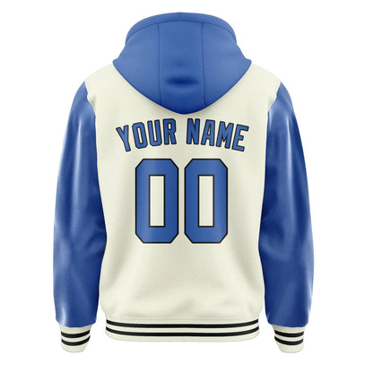 Cream & Sky Blue Court Jacket
