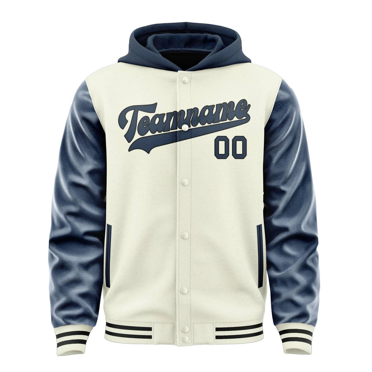 Cream & Blue North Jacket