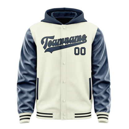 Cream & Blue North Jacket