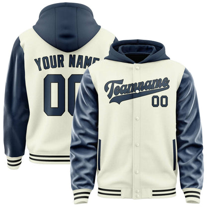 Cream & Blue North Jacket