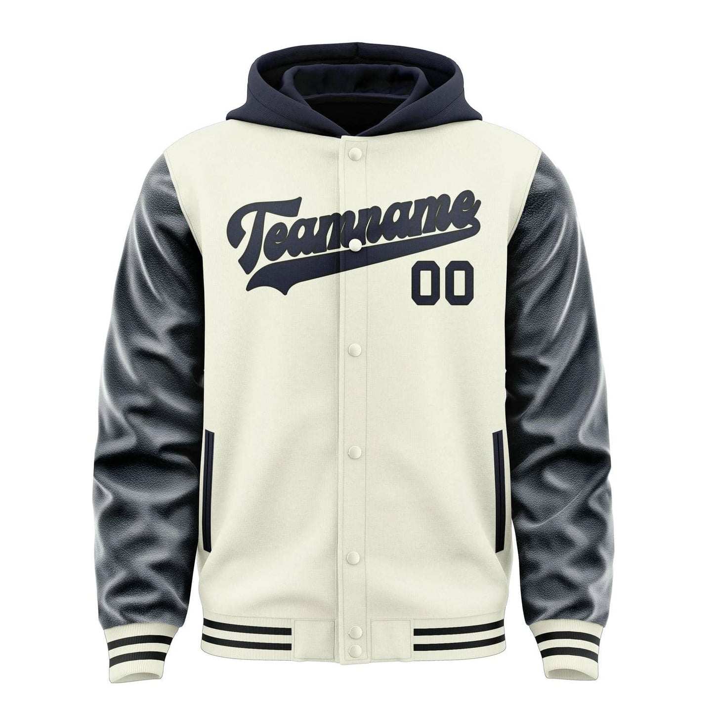 Cream & Navy West Jacket