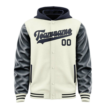 Cream & Navy West Jacket