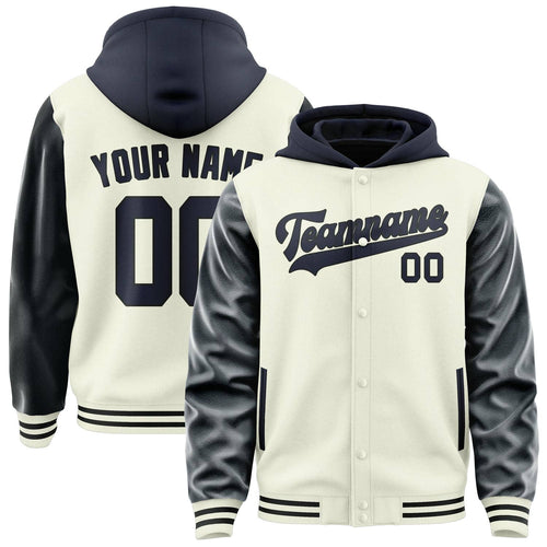 Cream & Navy West Jacket