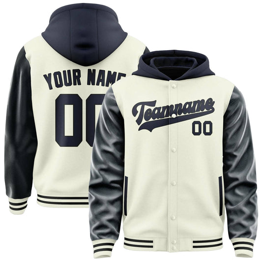 Cream & Navy West Jacket