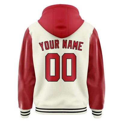 Cream & Red Sideline Jacket