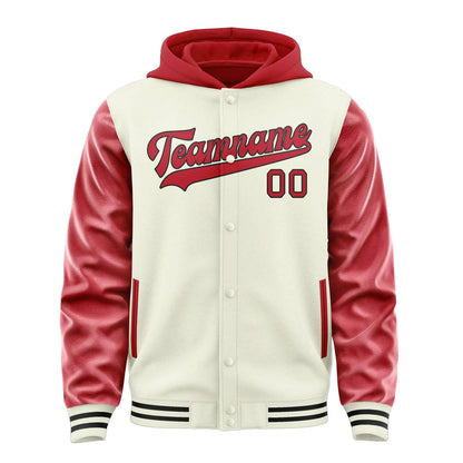 Cream & Red Sideline Jacket
