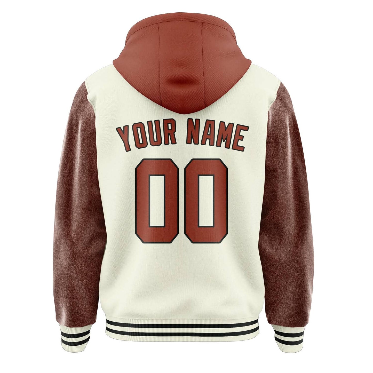 Cream & Coral Red Club Jacket