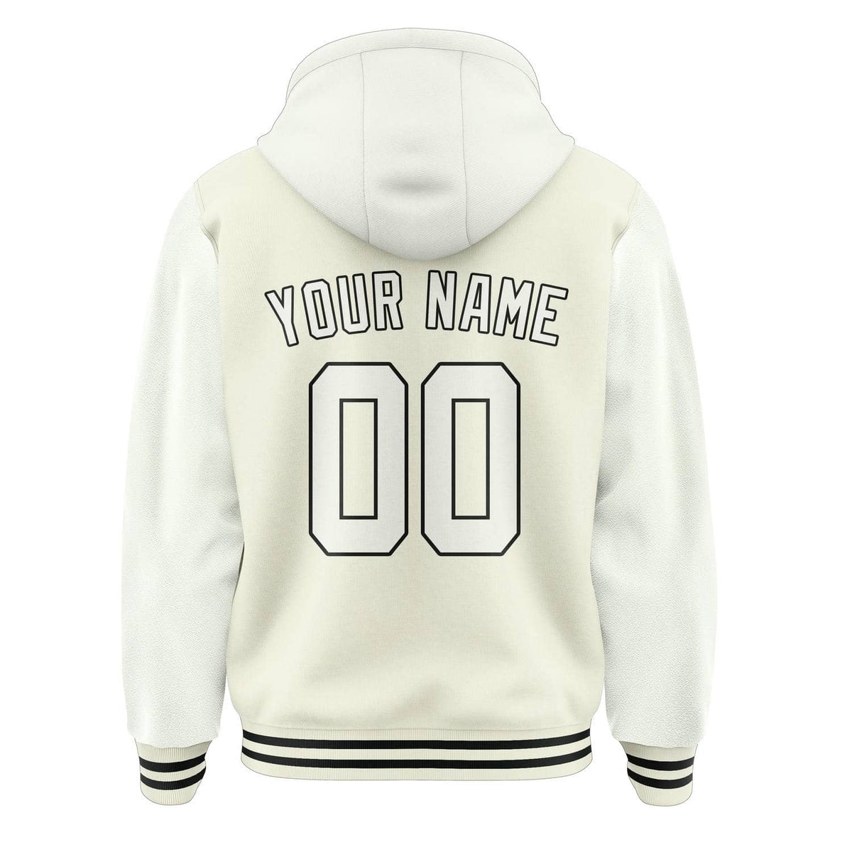 Cream & White Crest Jacket
