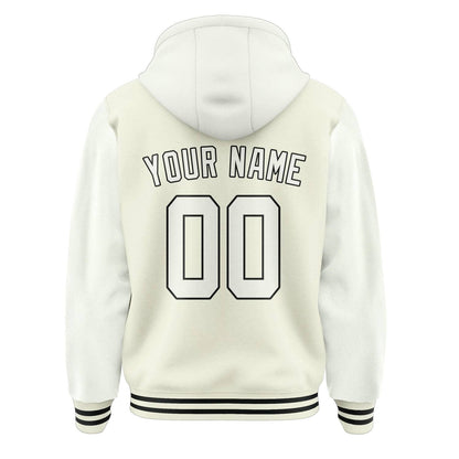 Cream & White Crest Jacket