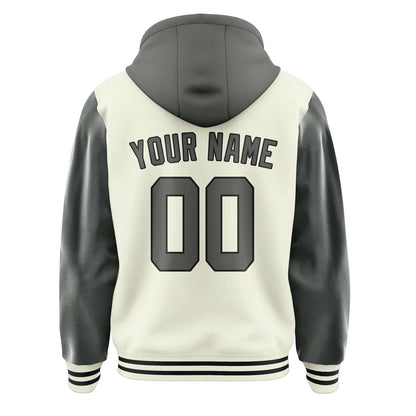 Cream & Dark Grey Heritage Jacket