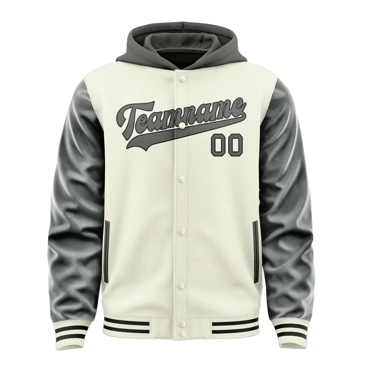 Cream & Dark Grey Heritage Jacket