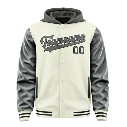 Cream & Dark Grey Heritage Jacket