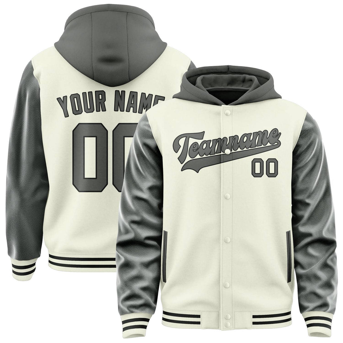 Cream & Dark Grey Heritage Jacket