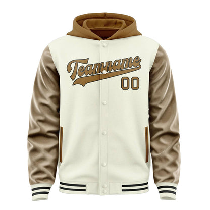 Cream & Khaki Campus Jacket