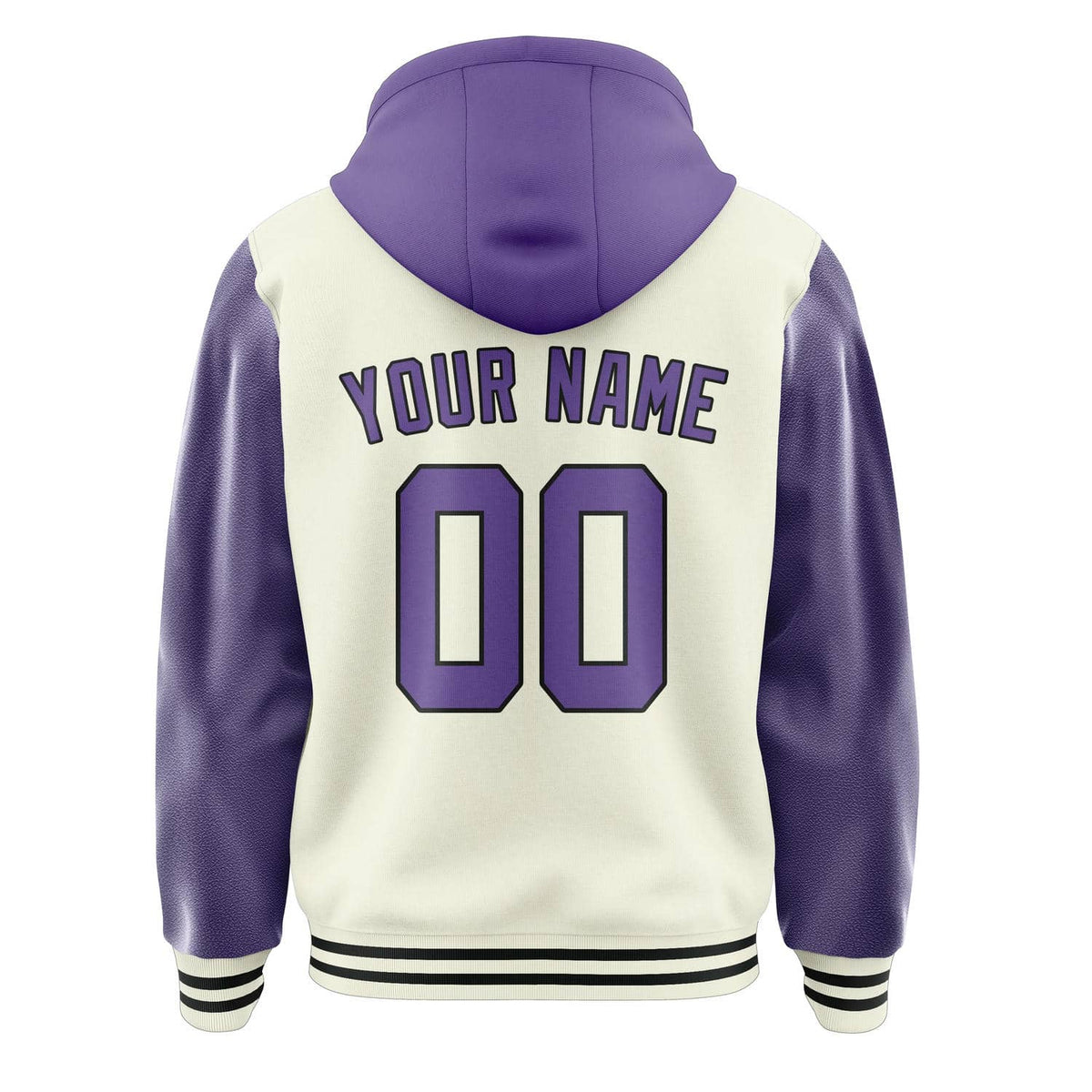 Cream & Light Purple Rally Jacket