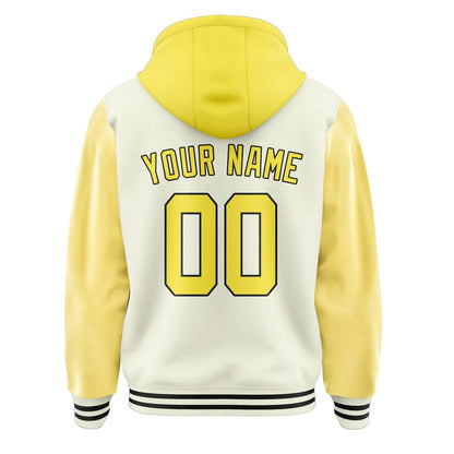 Cream & Light Yellow Bench Jacket