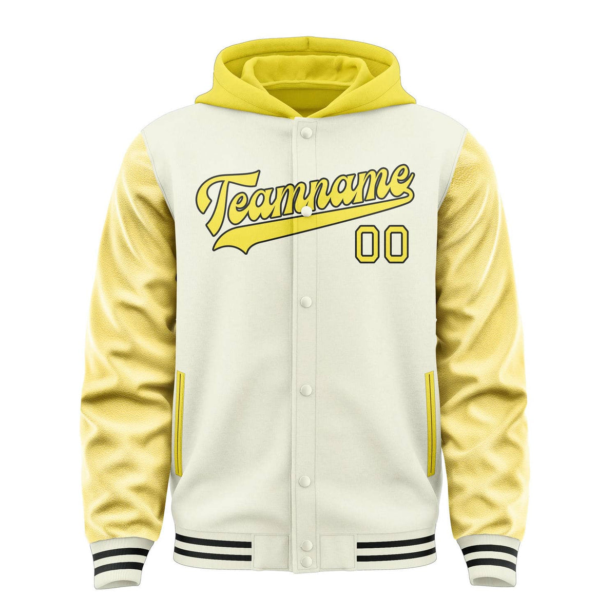Cream & Light Yellow Bench Jacket
