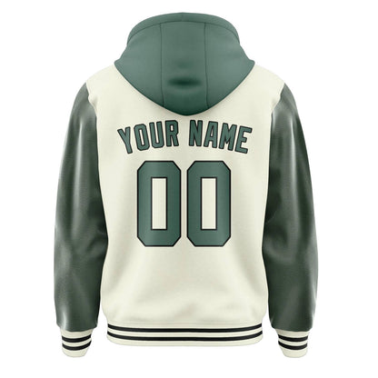 Cream & Blue Green Avenue Jacket