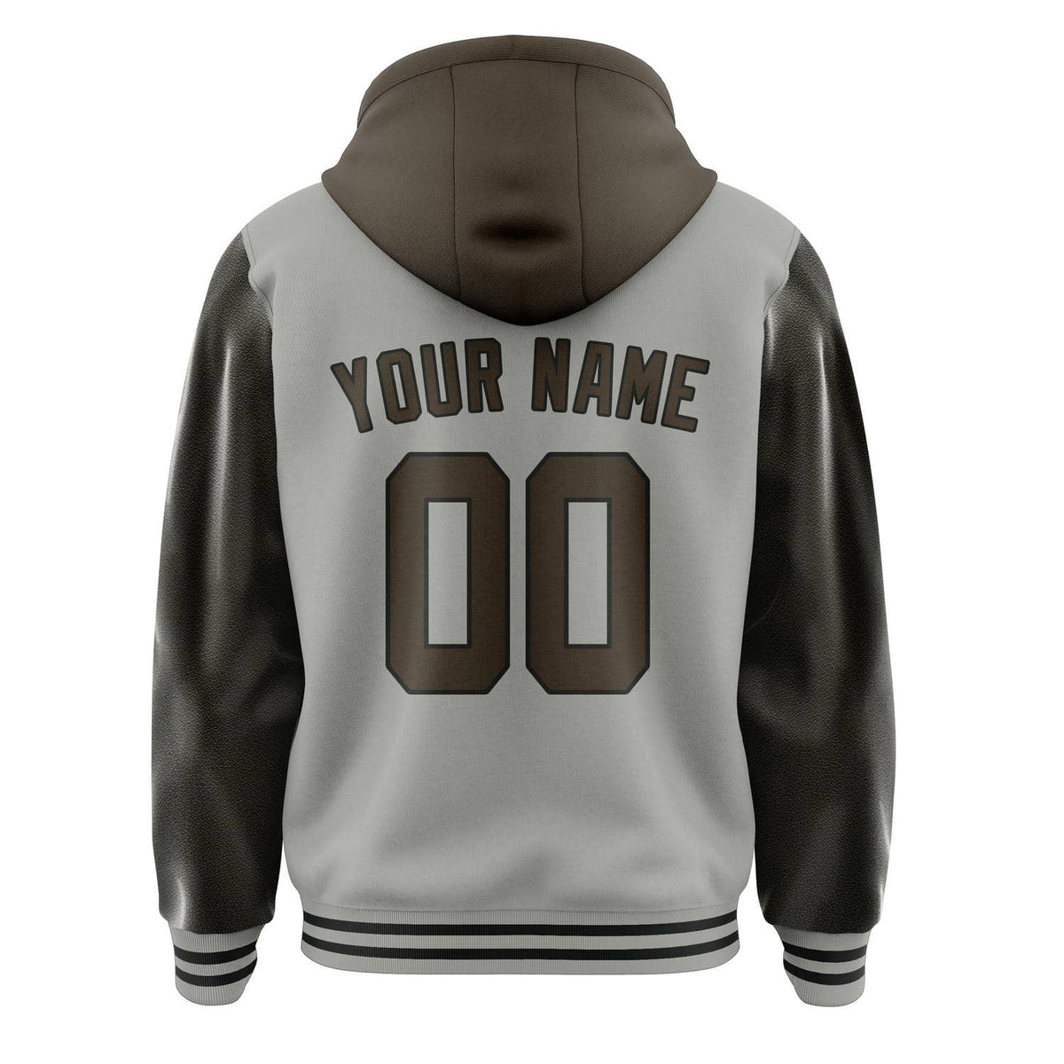 Gray & Brown Grandstand Jacket