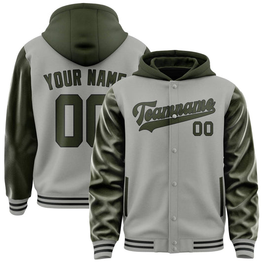 Gray & Olive Classic Jacket