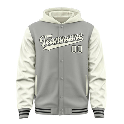 Gray & Cream Court Jacket