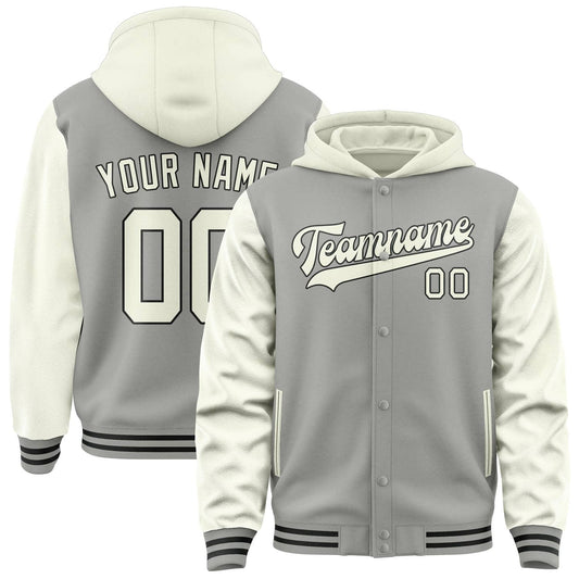 Gray & Cream Court Jacket