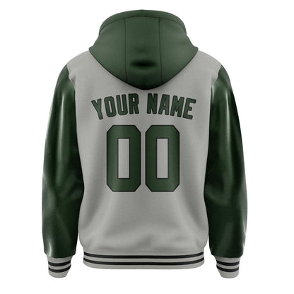 Gray & Dark Green Summit Jacket