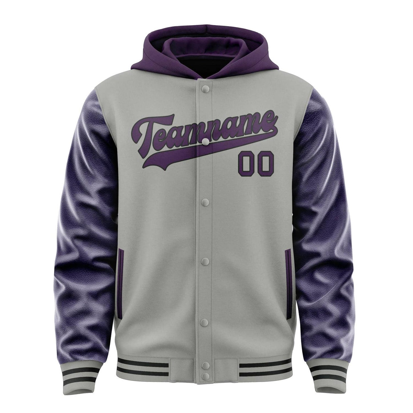 Gray & Purple Harbor Jacket