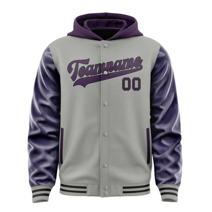 Gray & Purple Harbor Jacket